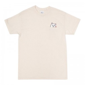 Beige Ripndip Be Mine Nermal Pocket Shirts | USAHK2765