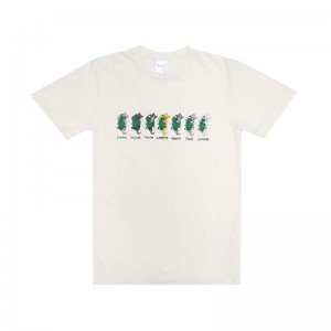 Beige Ripndip Days Of The Week Shirts | USANB2755