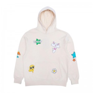 Beige Ripndip Shroom Mania Hoodie | USASO2444