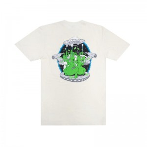 Beige Ripndip Stripndip Pocket Shirts | USAXF2733