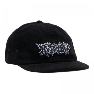 Black Ripndip Blaze 6 Panel Hats | USAKI2949