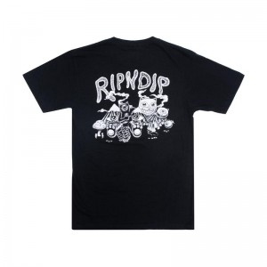 Black Ripndip Dark Twisted Fantasy Shirts | USAMA2754