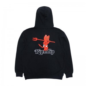 Black Ripndip Devil Baby Hoodie | USATV2425