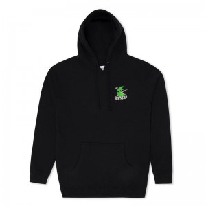 Black Ripndip Friends Share Hoodie | USAEX2479