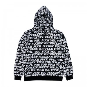 Black Ripndip Fuck You Hoodie | USAEX2427