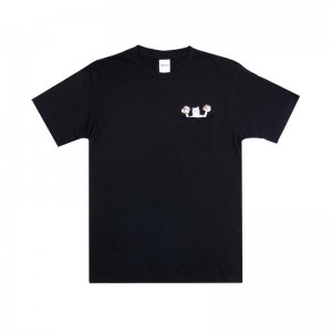 Black Ripndip Lets Get This Bread Pocket Shirts | USATV2705