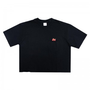 Black Ripndip Lord Devil Pocket Crop Shirts | USAEX2707