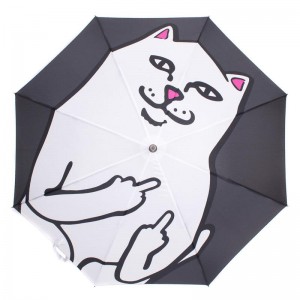 Black Ripndip Lord Nermal Umbrella Umbrellas | USAQZ2377