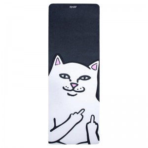 Black Ripndip Lord Nermal Yoga Mat Accessories | USAHK2119