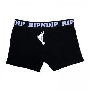 Black Ripndip Peek A Nermal Boxer | USAZG2384