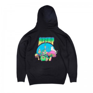 Black Ripndip Psychedelic Hoodie | USAKI2412