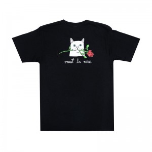 Black Ripndip Romantic Nerm Shirts | USAYU2677