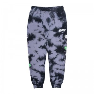 Black Wash Ripndip Super High Sweatpants | USAIS2888