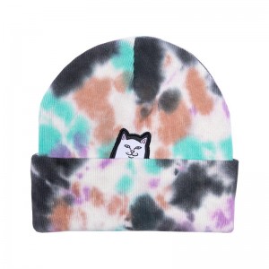 Black / Mint Ripndip Lord Nermal Beanie | USATV2918