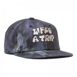 Black / Olive / Dark Ripndip Lifes A Trip 6 Panel Hats | USASO2955