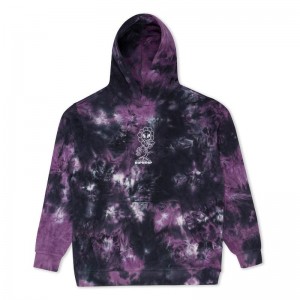 Black / Purple Ripndip Dance Forever Hoodie | USABC2484