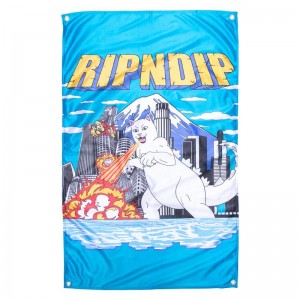 Blue Ripndip Nermzilla Wall Banner Accessories | USAIS2111