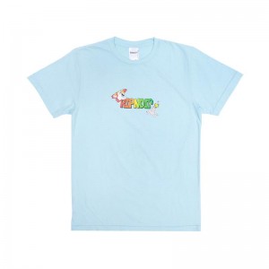 Blue Ripndip Summer Break Shirts | USAIS2702