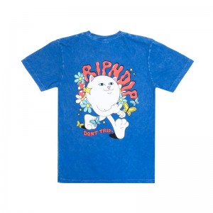 Blue Wash Ripndip Dont Trip Shirts | USADN2741