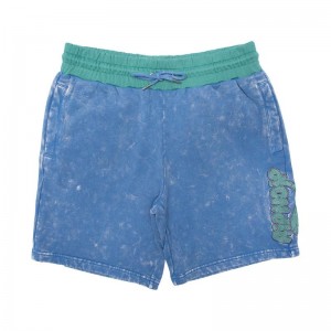 Blue Wash Ripndip Ripntail Sweat Shorts | USACE2803