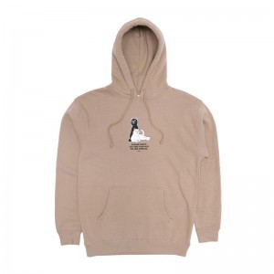 Brown Ripndip Keep The Cats In Hoodie | USANB2457