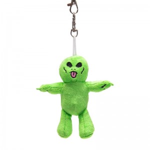 Green Ripndip Lord Alien Plush Keychain Accessories | USAWY2053