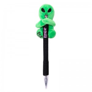 Green Ripndip Lord Alien Plush Pen Accessories | USAOR2060