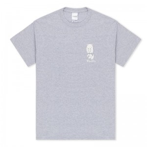 Grey Ripndip Big Head Shirts | USAUT2792