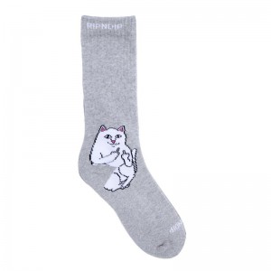 Grey Ripndip Lord Nermal Socks | USABC2328