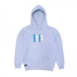 Grey Ripndip Memory Bank Hoodie | USAUT2397