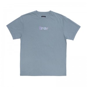 Grey Ripndip OG Prisma Short Sleeve Shirts | USAAP2743