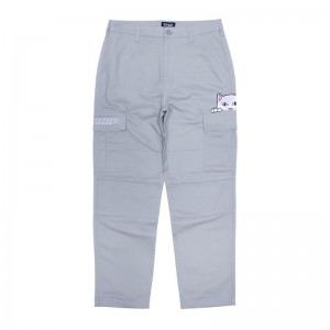 Grey Ripndip Peeking Nermal Cargo Pants | USABC2614