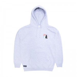 Grey Ripndip Rubix Hoodie | USAHK2414