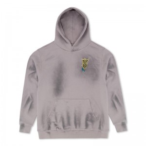 Grey Wash Ripndip RIPNLIT Hoodie | USACE2486