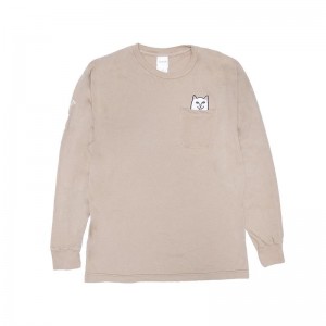 Khaki Ripndip Lord Nermal Long Sleeve | USASO2548