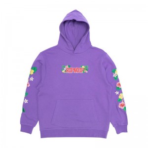 Lavender Ripndip Aloha Nerm Hoodie | USAAP2445