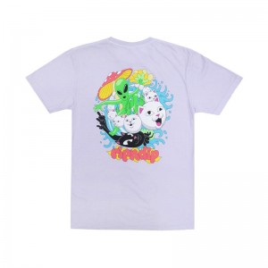 Lavender Ripndip Good Life Shirts | USASO2742