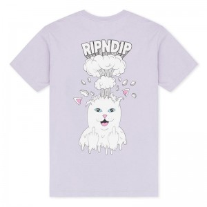 Lavender Ripndip Mind Blown Shirts | USAAP2788