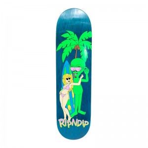 Light Turquoise Ripndip Beach Boys Skateboard | USAQZ2286