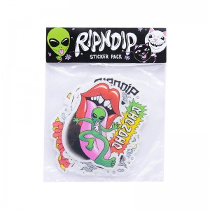 Multicolor Ripndip Happy Lickin Sticker Pack Accessories | USADN2194