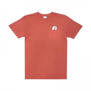 Orange Ripndip Lord Nermal Pocket Shirts | USAHK2641