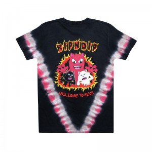 Red / Black Ripndip Dark Side Shirts | USANB2658