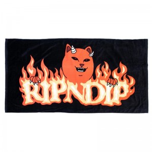 Ripndip Devils Work Beach Towel Accessories | USARW2185