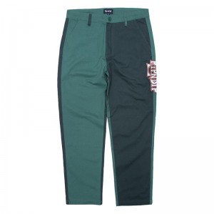 Turquoise Ripndip Sensai Cotton Twill Embroidered Pants | USALH2593