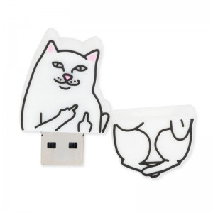 White Ripndip Lord Nermal Flash Drive Accessories | USAVD2230