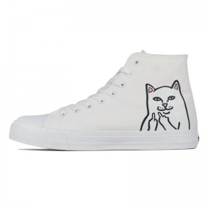 White Ripndip Lord Nermal High-Top High Tops | USAYU2961