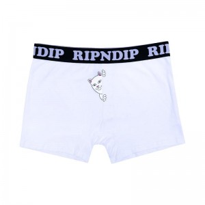 White Ripndip Peek A Nermal Boxer | USAFM2013