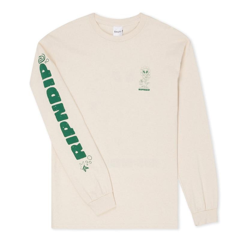 Beige Ripndip Dance Forever Long Sleeve | USAQZ2585