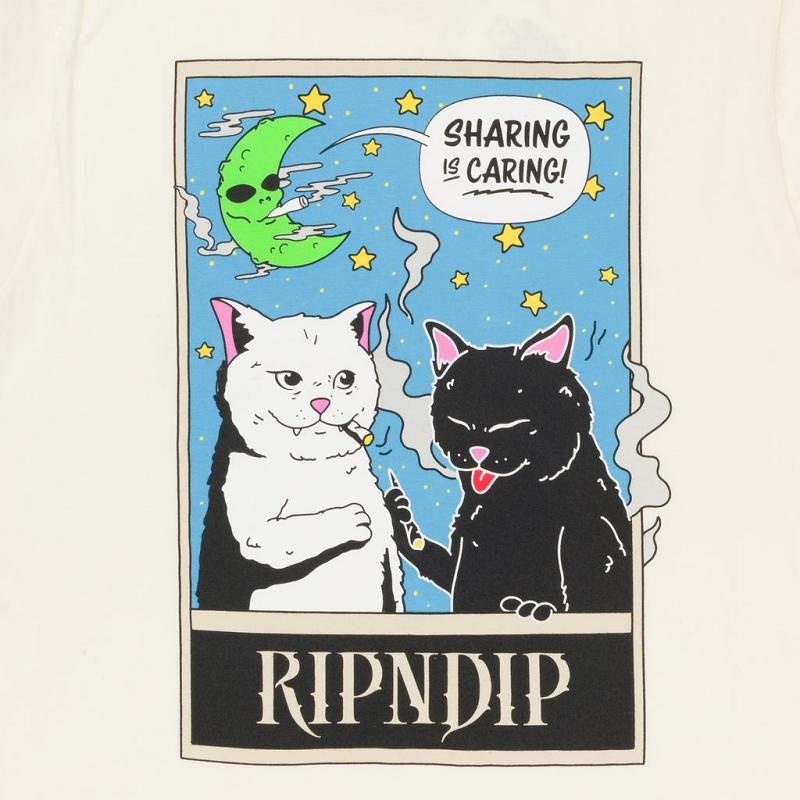 Beige Ripndip Friends Share Shirts | USAOR2790