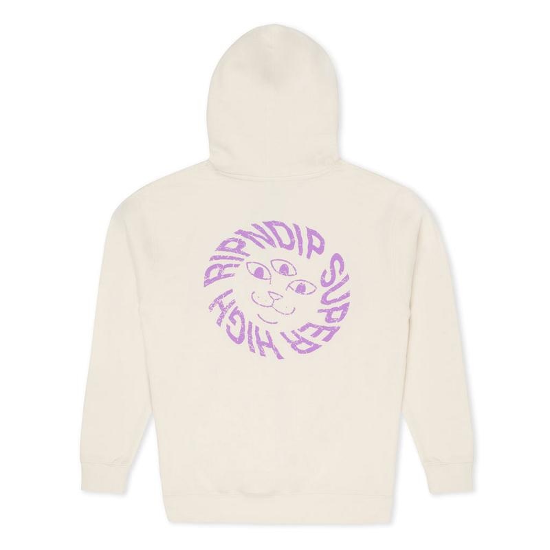 Beige Ripndip Kinetic Field Hoodie | USAHK2492